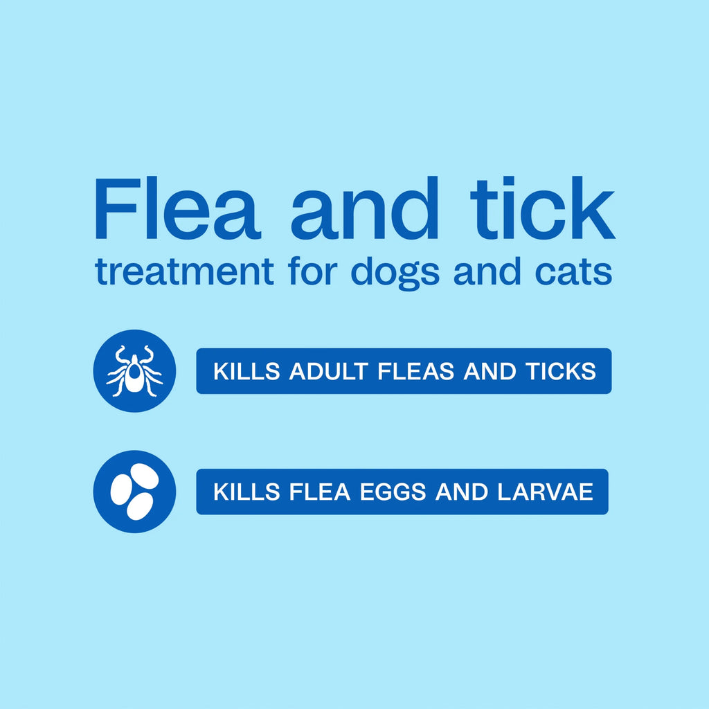 (3 Pack)  Flea & Tick Dog and Cat Spray, Kills Fleas and Ticks, Prevents Flea Infestations for up to 2 Months, Flea Treatment for Dogs, Cats, Puppies & Kittens, 16 Fl Oz
