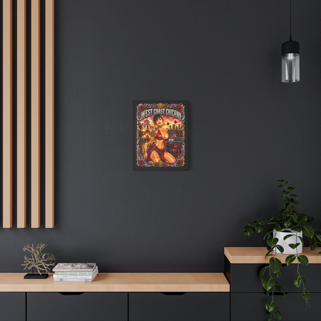 West Coast Chicana Matte Canvas Print