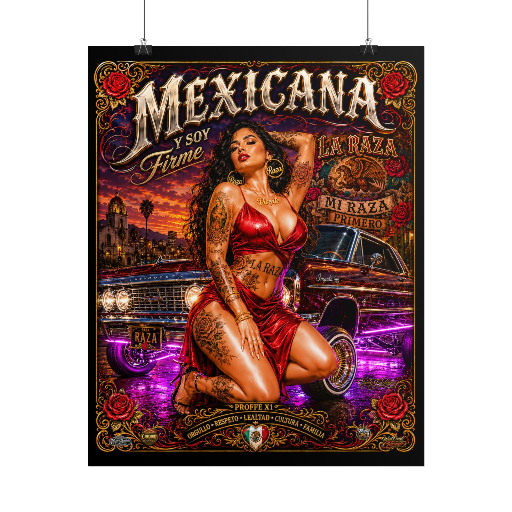 Mexicana Pin-Up Poster