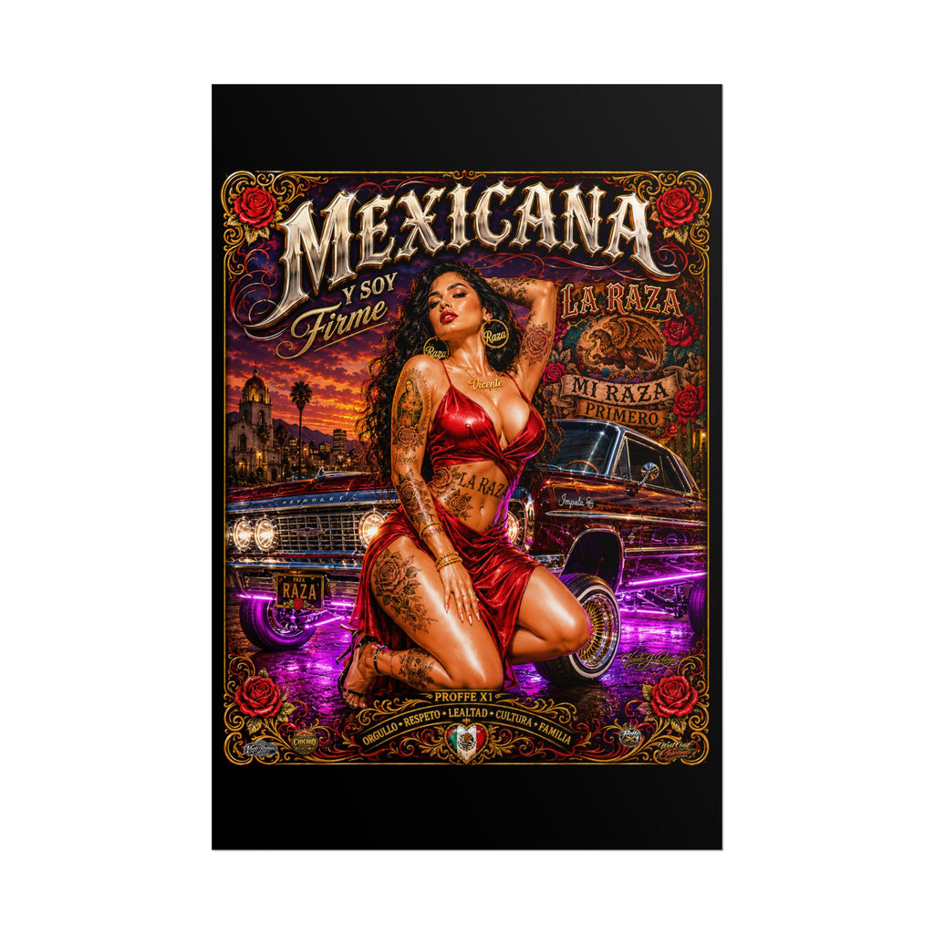 Mexicana Pin-Up Poster