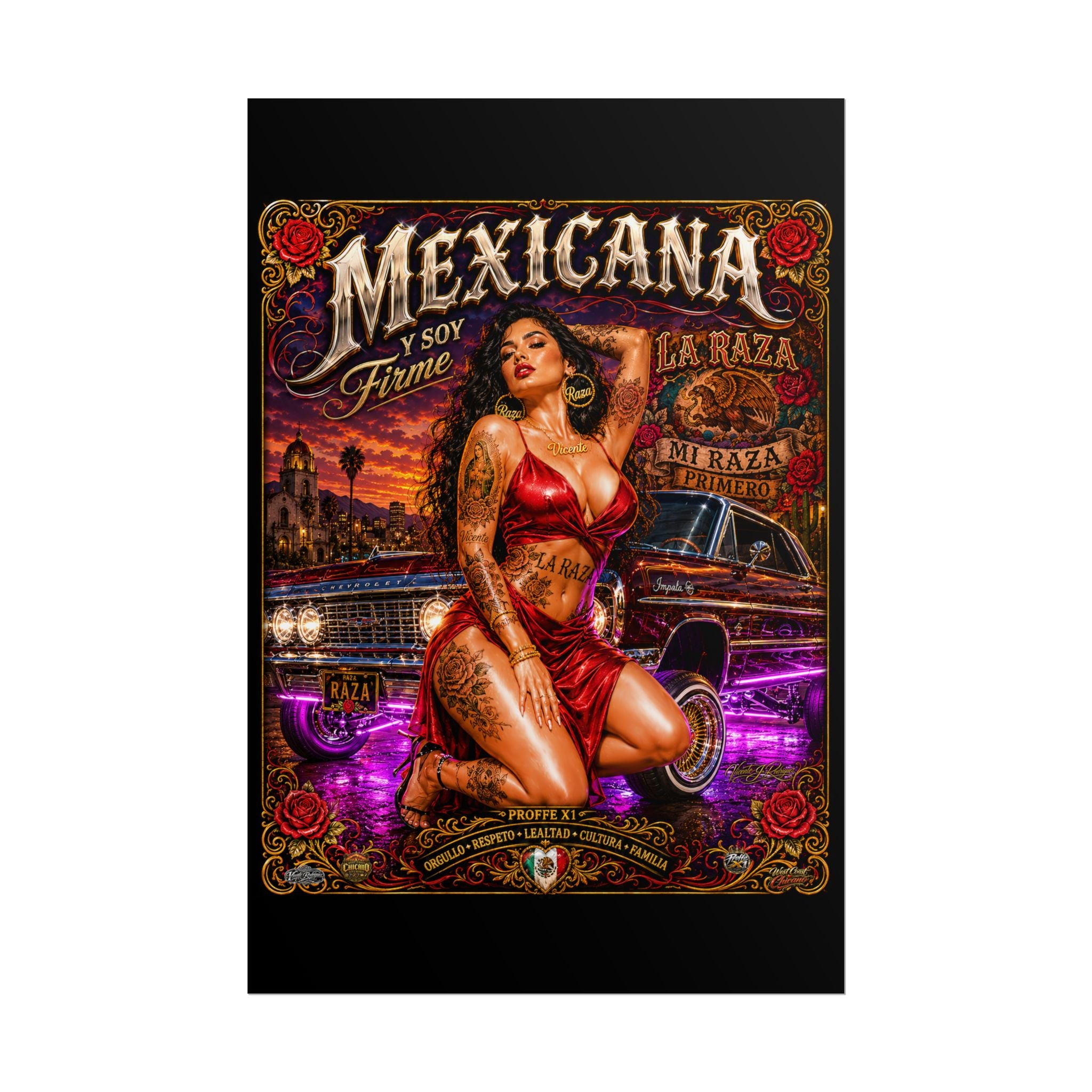 Mexicana Pin-Up Poster