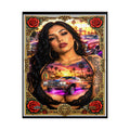 Lowrider Girl Rolled Poster — Chicano Art Pinup Print