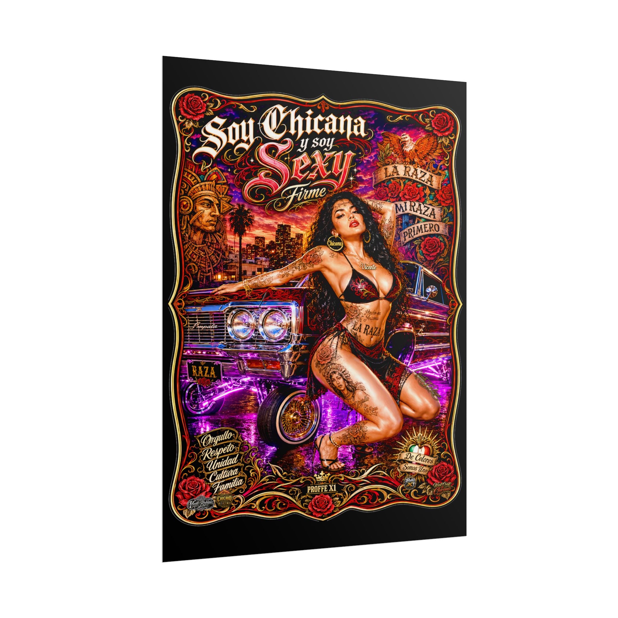 Chicana Sexy Fierce Poster