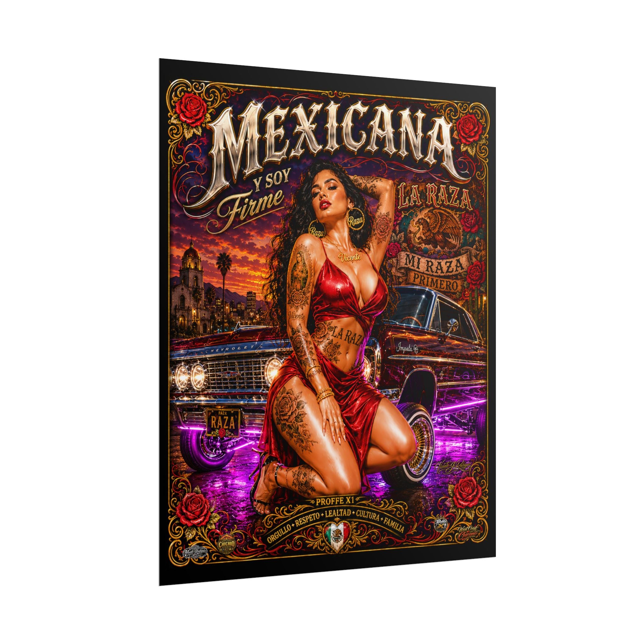 Mexicana Pin-Up Poster