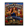 Rolled Poster — "West Coast Chicana" Lowrider Art Print (100% Mexicana)