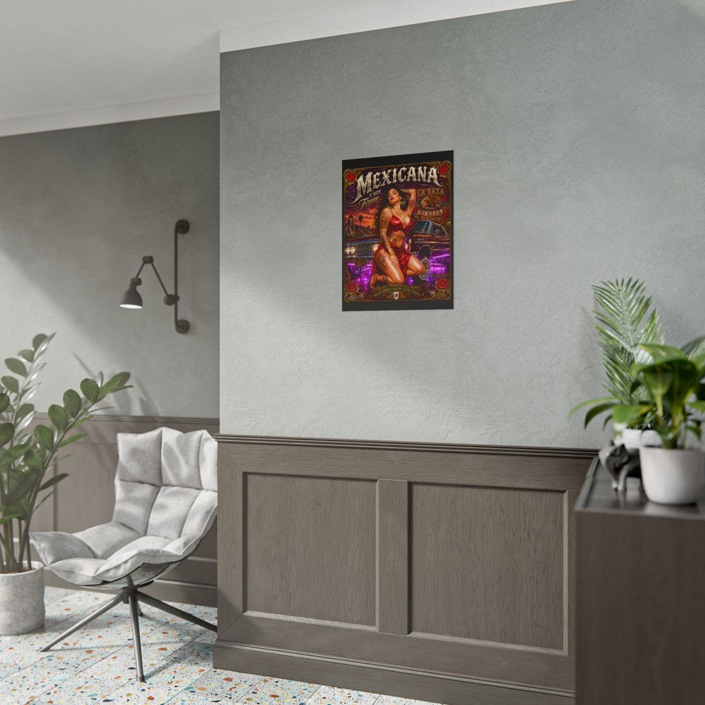 Mexicana Pin-Up Poster