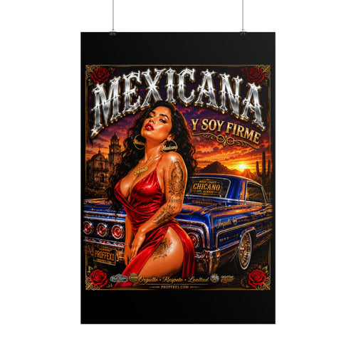 Copy of Copy of Copy of Copy of Copy of Copy of Copy of Copy of Lowrider Pinup Poster — Chicano Tattoo Art with American Flag