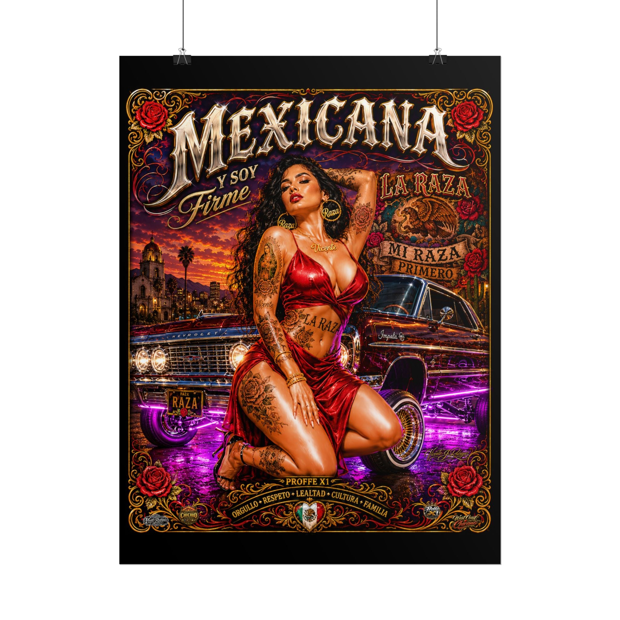 Mexicana Pin-Up Poster