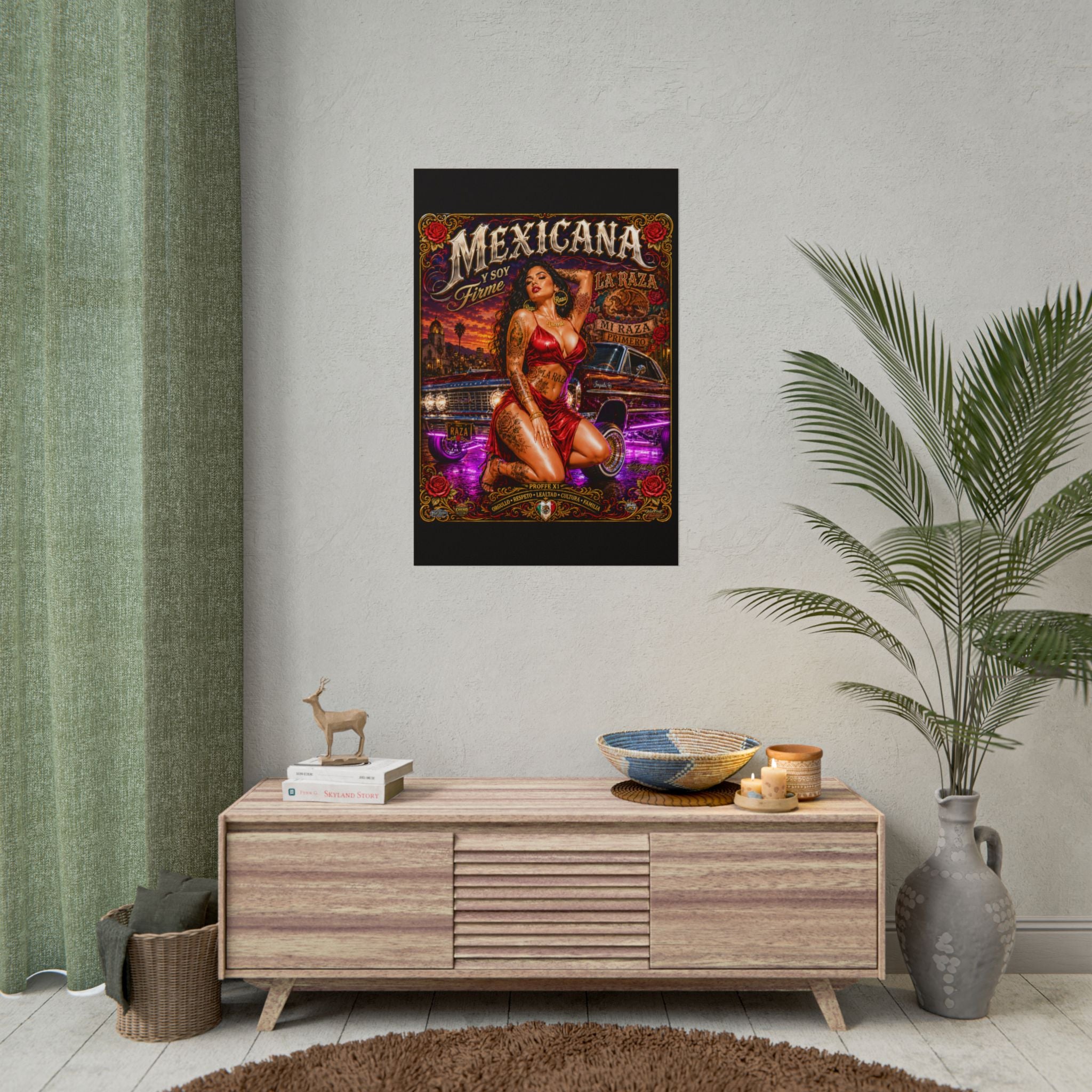 Mexicana Pin-Up Poster
