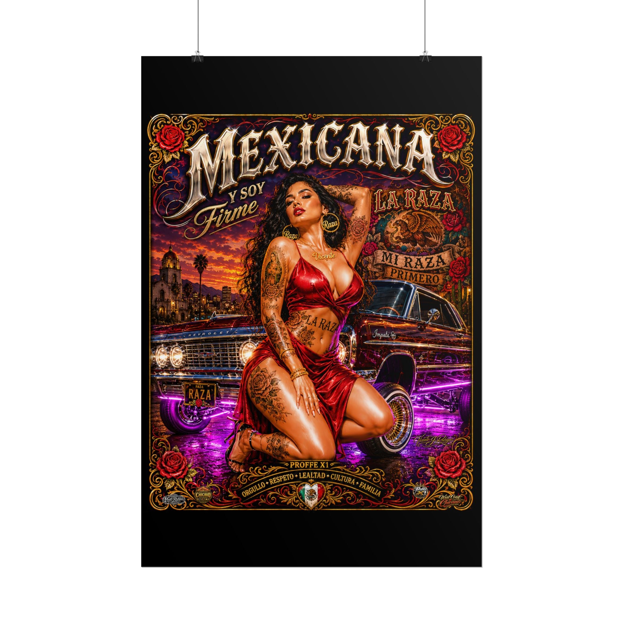 Mexicana Pin-Up Poster