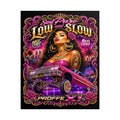 Low & Slow Lowrider Poster — Chicano West Coast Art Print (Rolled Poster)