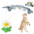 Cat Interactive Toys for Indoor Cats, Automatic Electronic Rotating Butterfly Cat Toys for Hunting Chasing and Exercising