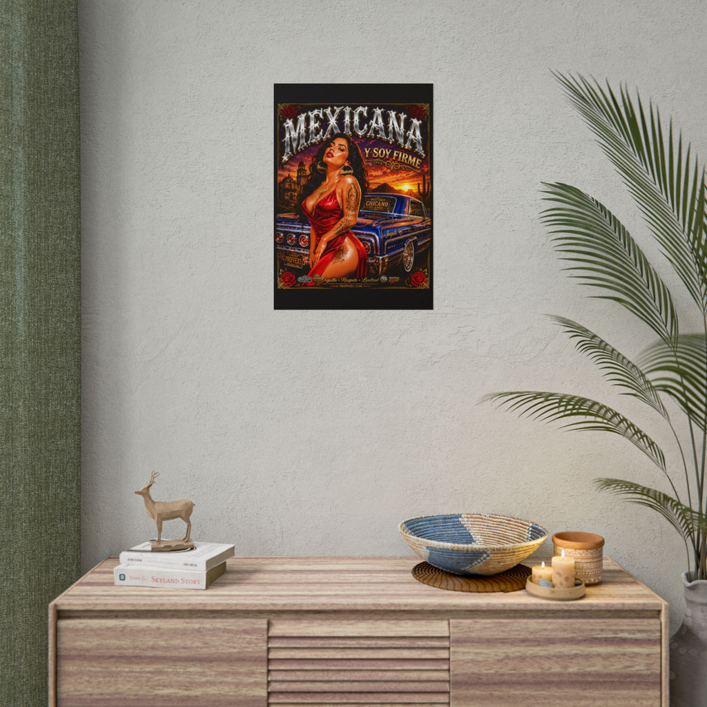 Copy of Copy of Copy of Copy of Copy of Copy of Copy of Copy of Lowrider Pinup Poster — Chicano Tattoo Art with American Flag