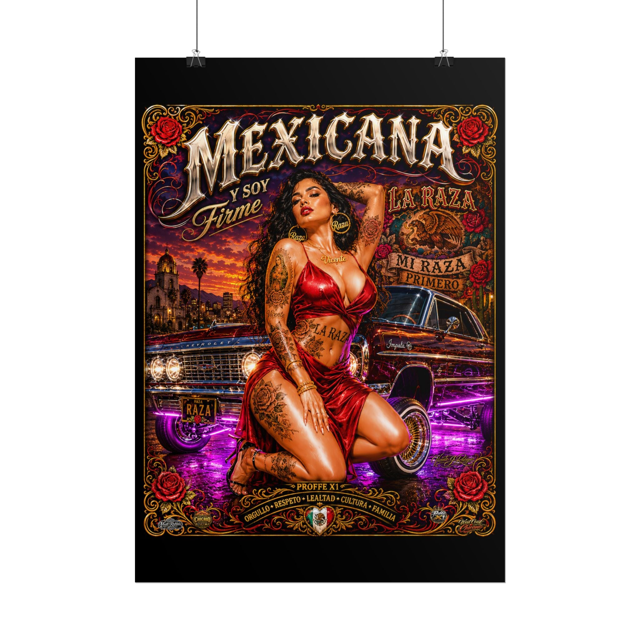 Mexicana Pin-Up Poster