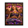 Rolled Poster — "Puro Raza Firme" Lowrider Chicana Art Print