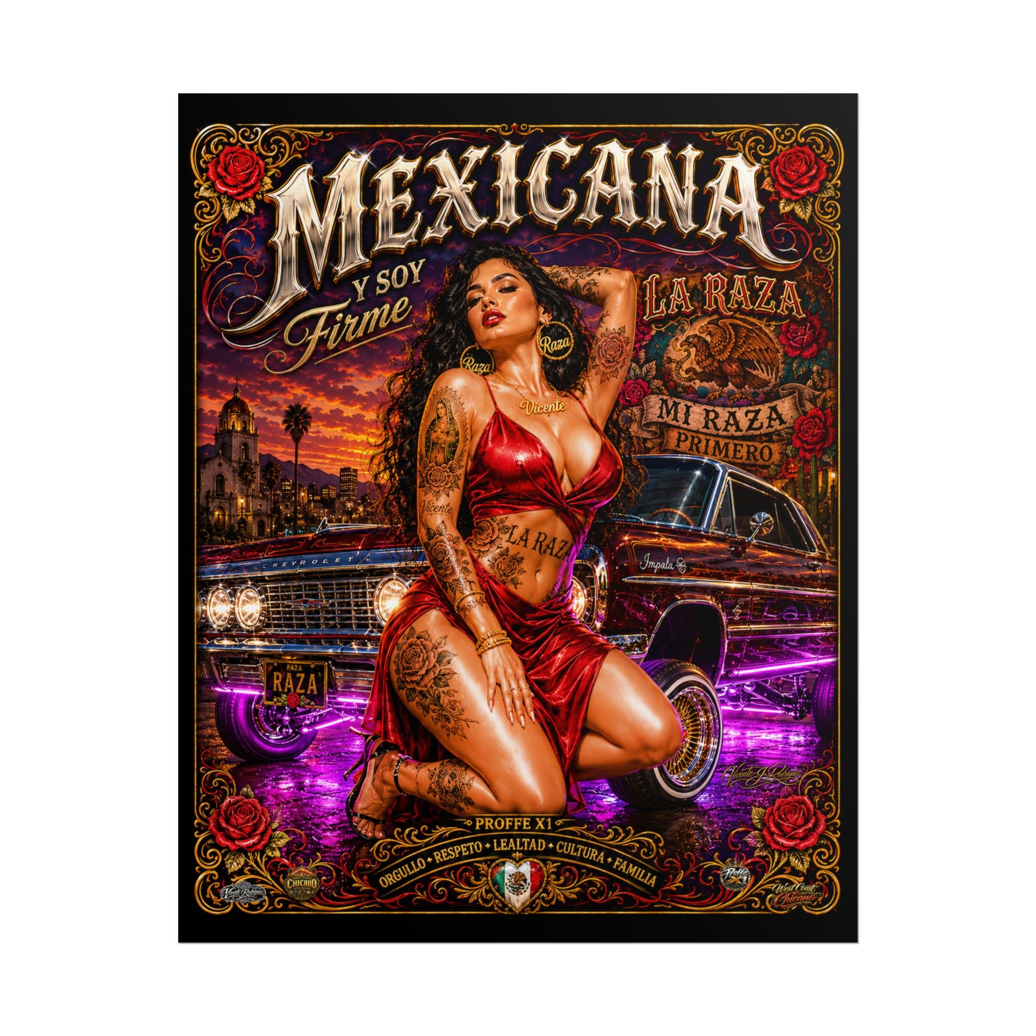 Mexicana Pin-Up Poster