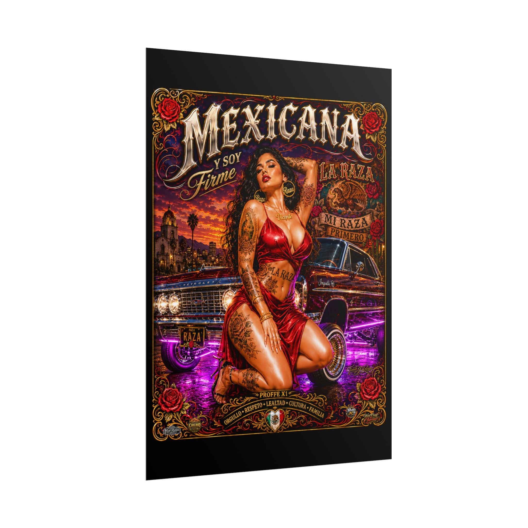 Mexicana Pin-Up Poster