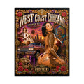 West Coast Chicana Rolled Poster — Lowrider Pinup Art Print