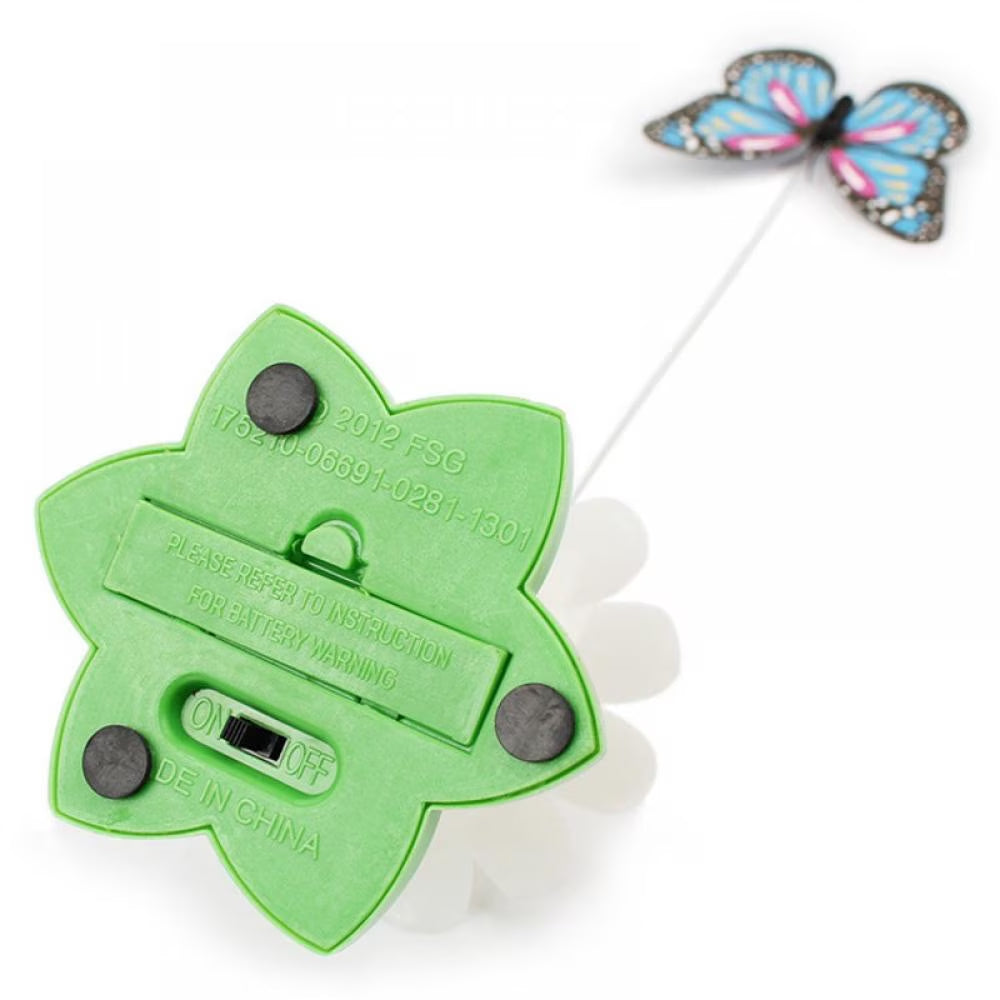 Cat Interactive Toys for Indoor Cats, Automatic Electronic Rotating Butterfly Cat Toys for Hunting Chasing and Exercising