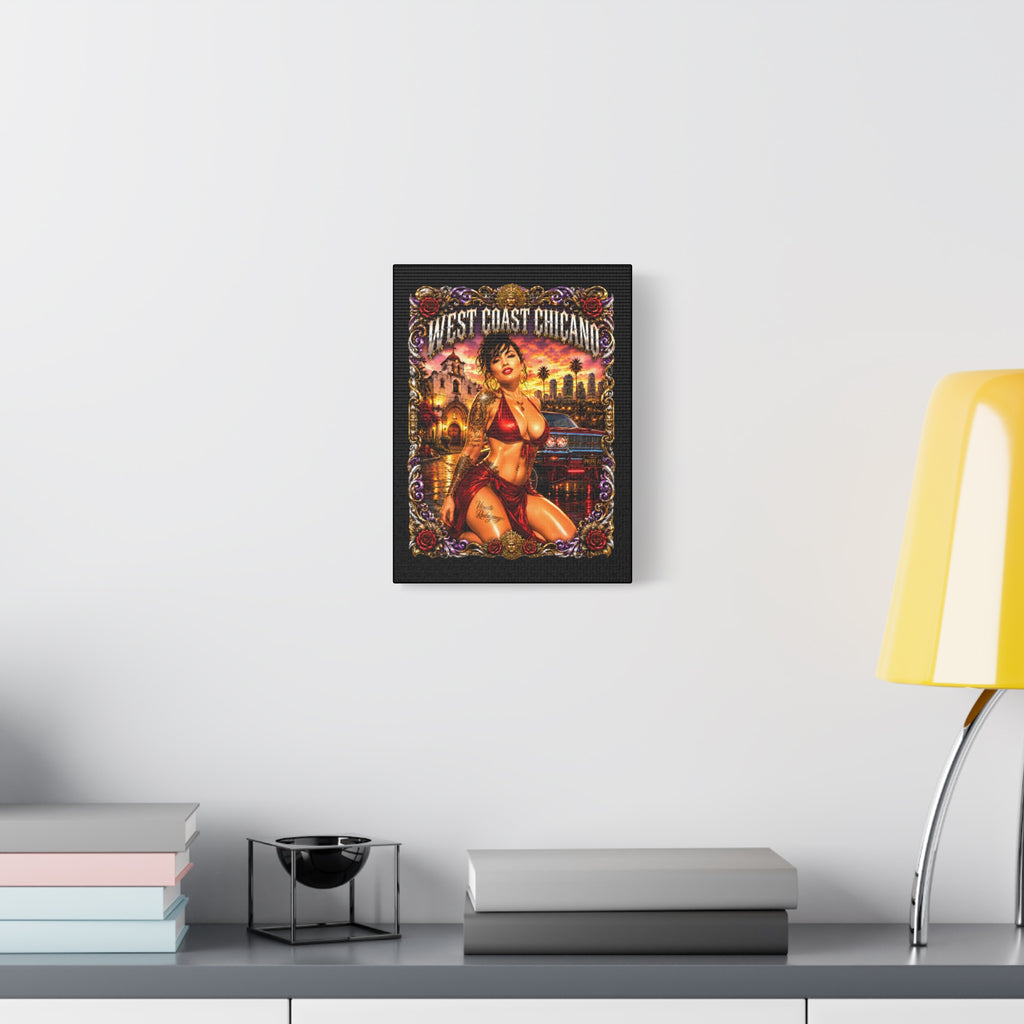 West Coast Chicana Matte Canvas Print