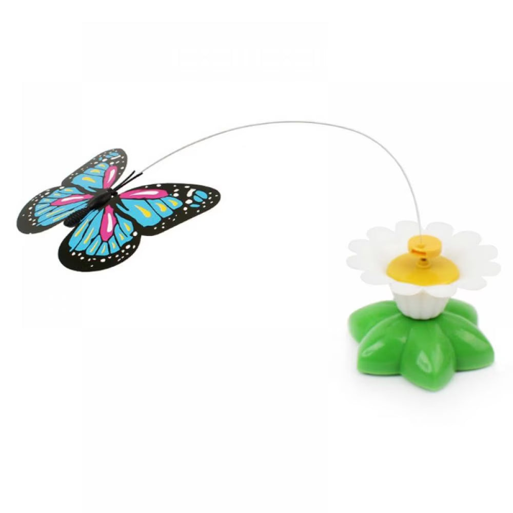 Cat Interactive Toys for Indoor Cats, Automatic Electronic Rotating Butterfly Cat Toys for Hunting Chasing and Exercising